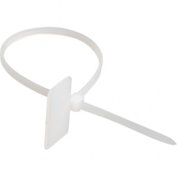 Хомут кабельный IEK с маркировочной площадкой ХП1 3,0х150 (100шт/упак) - UHH61-3-150-100