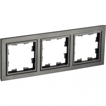 Рамка 3-местная IEK BRITE РУ-3-БрТБ темная бронза - BR-M32-K45 Рамка 3-местная IEK BRITE РУ-3-БрТБ темная бронза - BR-M32-K45